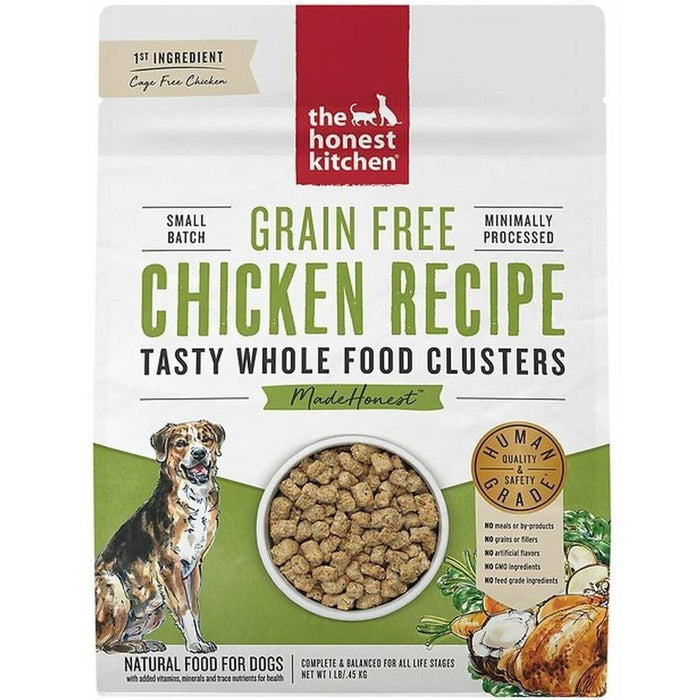 Honest Kitchen Dog Clusters  Grain Free Chicken 1 Lbs.   Trial