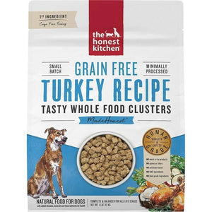 Honest Kitchen Dog Clusters  Grain Free Turkey 1 Lbs.   Trial - Pet Totality