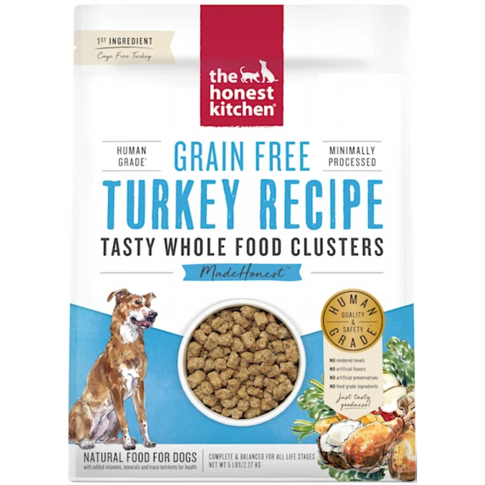 Honest Kitchen Dog Clusters  Grain Free Turkey 5 Lbs.