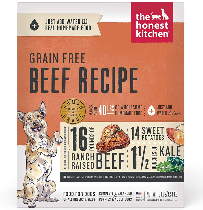 Honest Kitchen  Dog Grain Free Beef  10 Lbs. Box