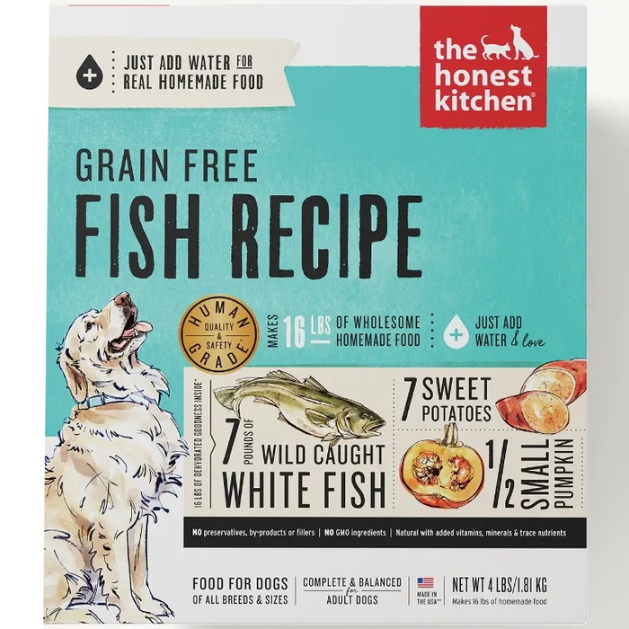 Honest Kitchen  Dog Grain Free Fish 4 Lbs. Box