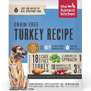 Honest Kitchen  Dog Grain Free Turkey 10 Lbs. Box - Pet Totality