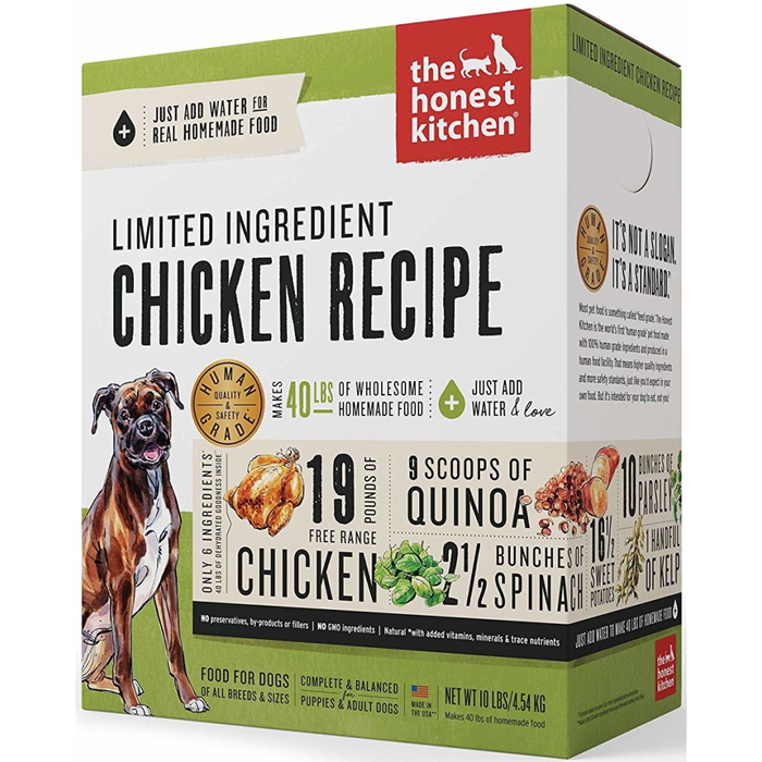 Honest Kitchen  Dog Lid Chicken 10 Lbs. Box