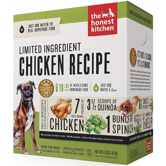 Honest Kitchen  Dog Lid Chicken 4 Lbs. Box