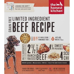 Honest Kitchen  Dog Lid Grain Free Beef  2 Lbs. Box - Pet Totality