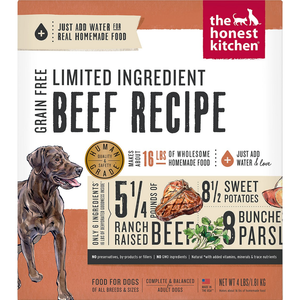 Honest Kitchen  Dog Lid Grain Free Beef  4 Lbs. Box - Pet Totality