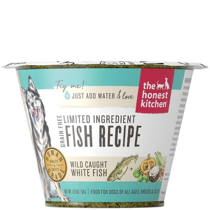 Honest Kitchen  Dog Lid Grain Free Fish 1.75 Oz.  Cup (Case Of 12)