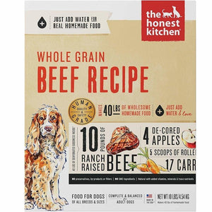 Honest Kitchen  Dog Whole Grain Beef  10 Lbs. Box - Pet Totality