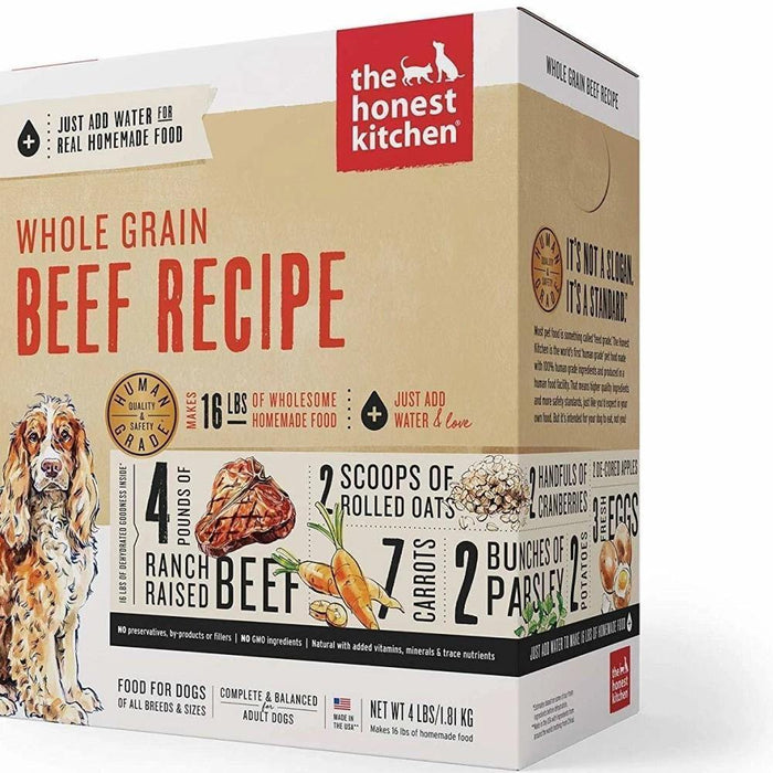 Honest Kitchen  Dog Whole Grain Beef  4 Lbs. Box