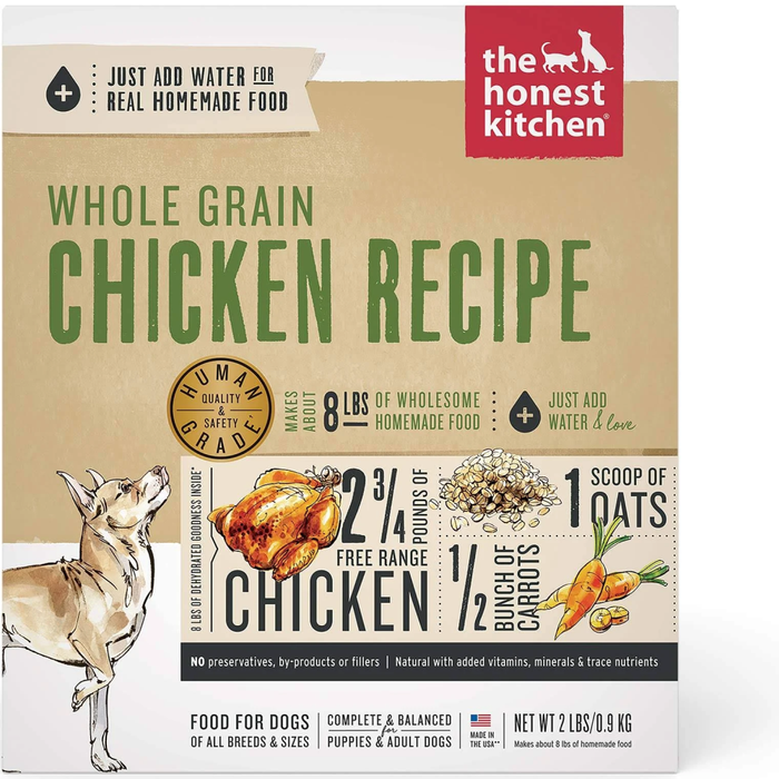 Honest Kitchen  Dog Whole Grain Chicken 2 Lbs. Box