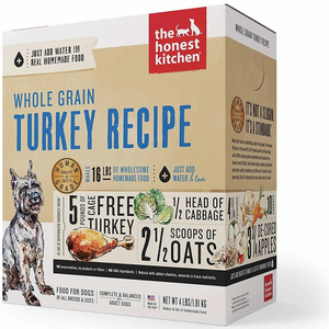 Honest Kitchen  Dog Whole Grain Turkey 4 Lbs. Box - Pet Totality