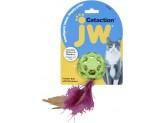 Jw Pet Feather Ball With Bell - Pet Totality