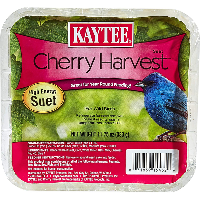 Kaytee Cherry Harvest Suet 11.75Oz