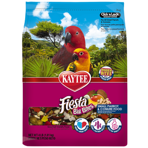 Kaytee Fiesta Big Bites Parrot Treats 4Lb - Pet Totality