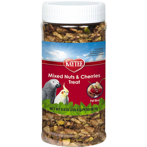 Kaytee Fiesta Mixed Nut Cherry Avian Jar 8Oz - Pet Totality