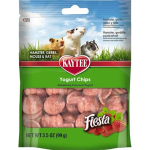 Kaytee Fiesta Yogurt Chip Small Animal Straw 3.5Oz - Pet Totality