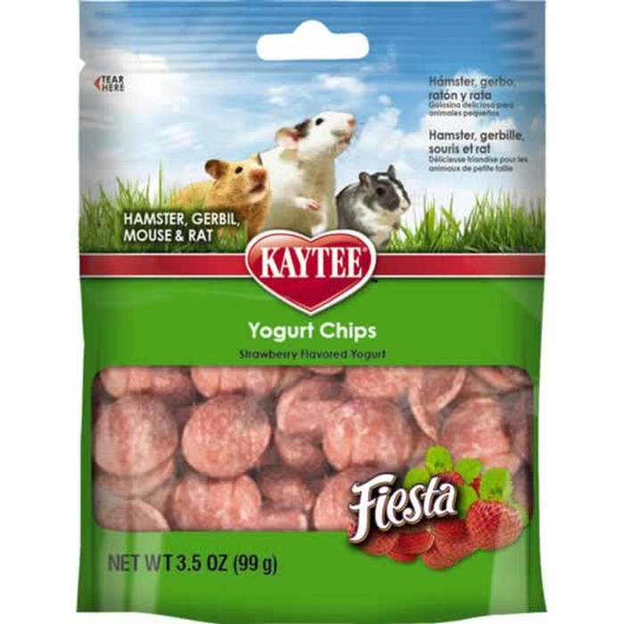 Kaytee Fiesta Yogurt Chip Small Animal Straw 3.5Oz