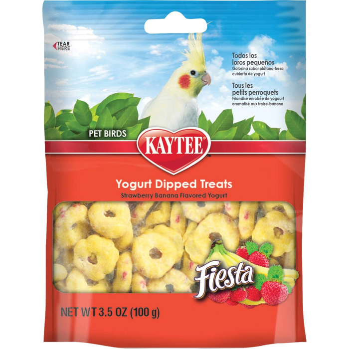 Kaytee Fiesta Yogurt Dip Cockatiel Strawberry/Banana 3.5Oz