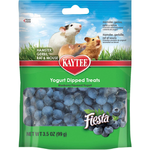 Kaytee Fiesta Yogurt Dip Hamster/Gerbil Blueberry 3.5Oz - Pet Totality