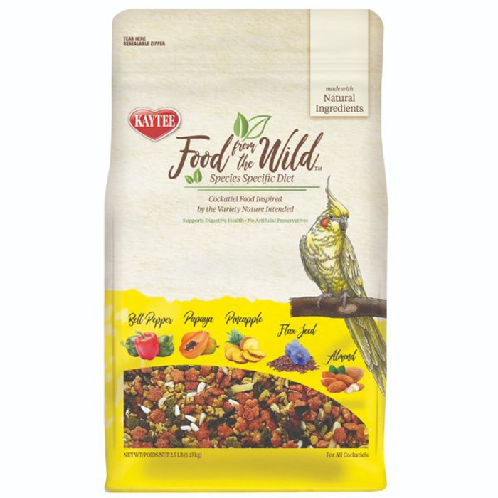 Kaytee Food From The Wild Cockatiel Food 2.5Lb