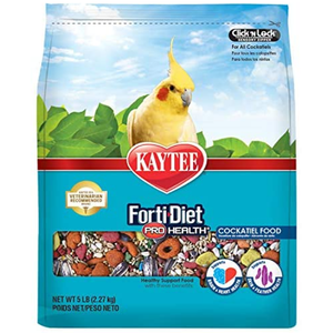Kaytee Forti-Diet Pro Health Cockatiel 5Lb - Pet Totality