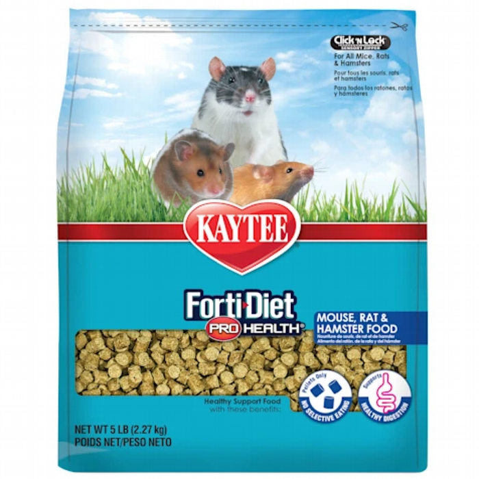 Kaytee Forti-Diet Pro Health Mouse/Rat 5Lb