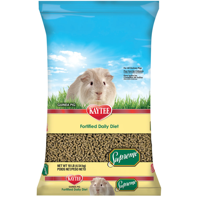 Kaytee Guinea Pig Supreme Fortified Daily Diet 10Lb