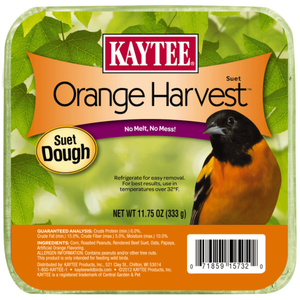 Kaytee Orange Harvest Suet Dough 11.75Oz - Pet Totality