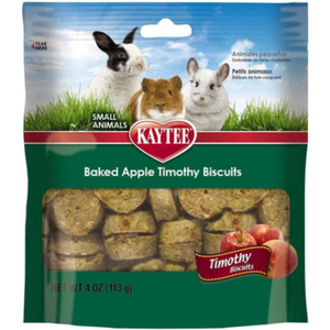 Kaytee Timothy Biscuits Baked With Apples 4Oz - Pet Totality