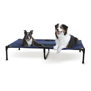 K&H Elevated Pet Bed Navy Blue X-Large 32X50X7 - Pet Totality
