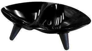 Melamine Couture Sculpture Double Food and Water Dog Bowl - Pet Totality