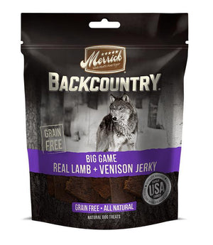 Merrick Backcountry Big Game Real Lamb And Venison Jerky 4.7Oz - Pet Totality