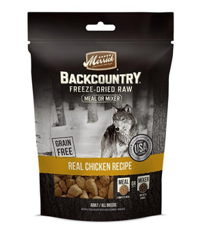 Merrick Backcountry Freeze Dried Raw Meal Mixer Real Chicken Recipe 4Oz - Pet Totality