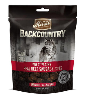 Merrick Backcountry Great Plains Real Beef Sausage Cuts 7Oz - Pet Totality