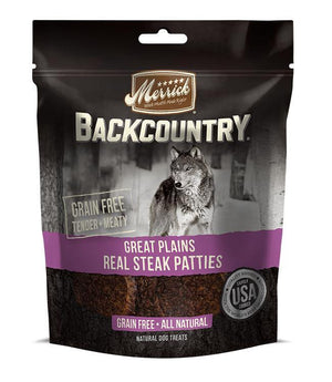 Merrick Backcountry Great Plains Real Steak Patties 4Oz - Pet Totality