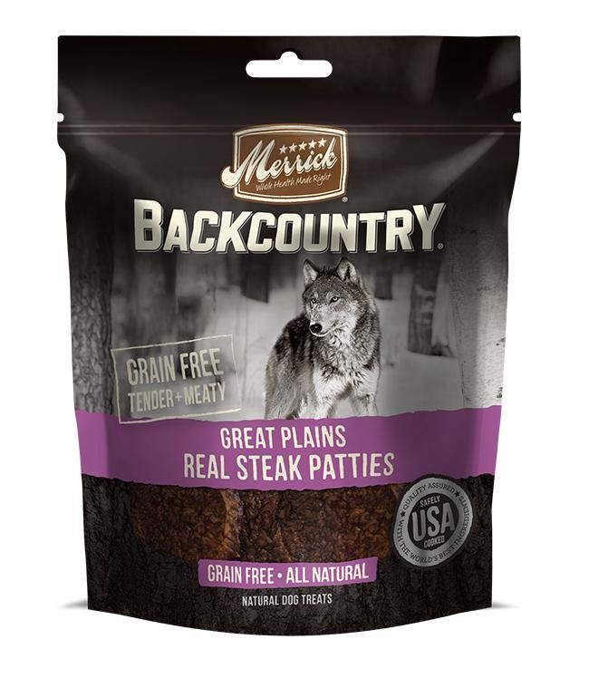 Merrick Backcountry Great Plains Real Steak Patties 4Oz