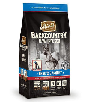 Merrick Backcountry Raw Infused Heros Banquet 12Lb - Pet Totality