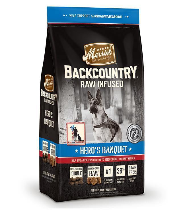 Merrick Backcountry Raw Infused Heros Banquet 12Lb