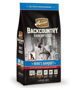Merrick Backcountry Raw Infused Heros Banquet 4Lb - Pet Totality
