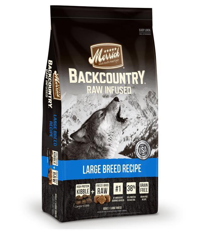 Merrick Backcountry Raw Infused Large Breed Recipe 12Lb