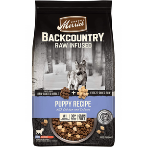 Merrick Backcountry Raw Infused Puppy Recipe 22Lb - Pet Totality