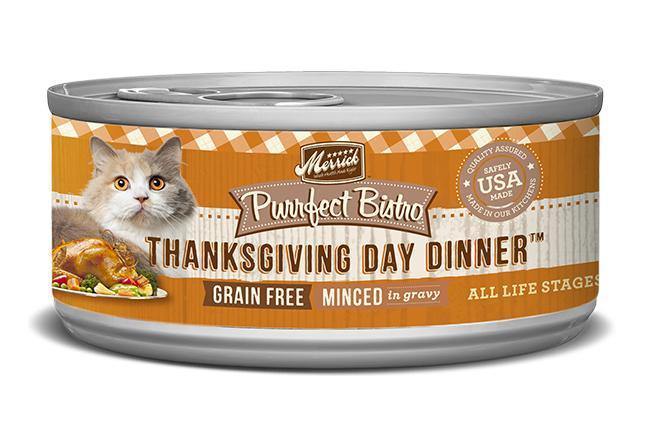 Merrick Cat Purrfect Bistro Thanksgiving Day Dinner 3Oz