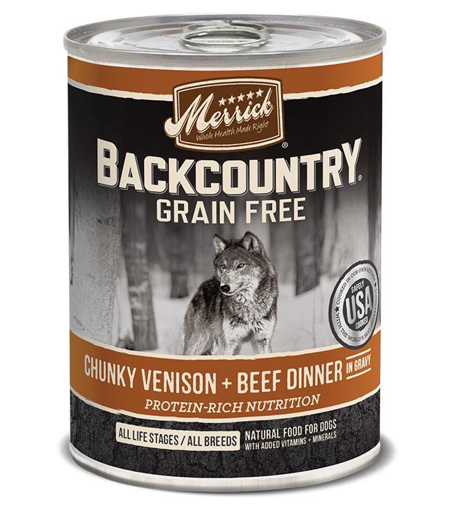 Merrick Dog Backcountry Venison & Beef 12.7Oz