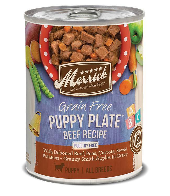 Merrick Dog C Lassic Puppy Plate Beef 12.7Oz  (Case Of 12)