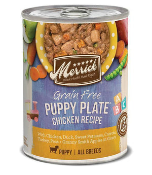 Merrick Dog Classic Puppy Plate 12.7Oz  (Case Of 12) - Pet Totality