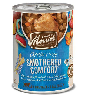 Merrick Dog Grain Free 96% Smothered Comfort 12.7Oz  (Case Of 12) - Pet Totality