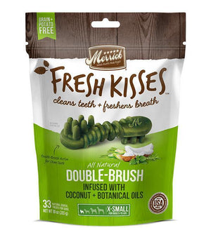 Merrick Fresh Kisses Coconut Oil For Extra Small Dogs (7-17 Lbs) 12Oz - Pet Totality