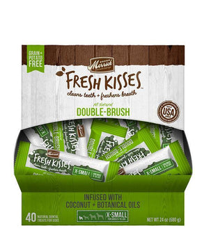 Merrick Fresh Kisses Coconut Oil Singles For Extra Small Dogs (7-17 Lbs) - Pet Totality