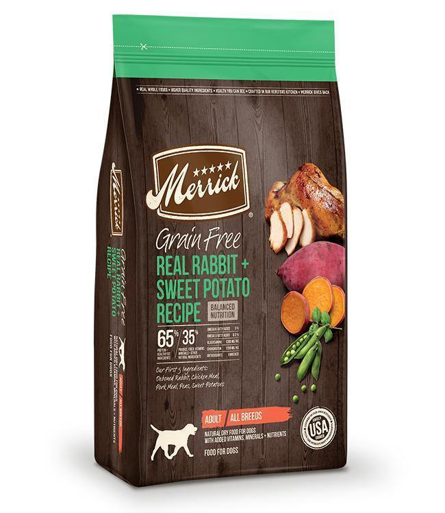 Merrick Grain Free Real Rabbit And Sweet Potato Recipe 12Lb