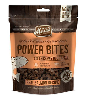 Merrick Power Bites Real Salmon Recipe 6Oz - Pet Totality